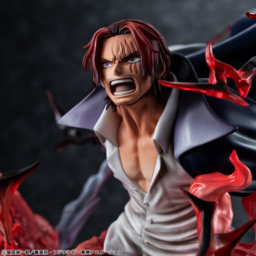 Shanks PVC Statue / Red-Haired Kamusari / One Piece / Megahouse P.O.P SA-Maximum / 25 cm