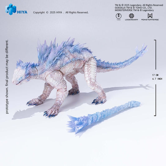 Shimo Frost Bite Blast Actionfigur / Godzilla x Kong The New Empire / Hiya Toys Exquisite Basic / 17 cm