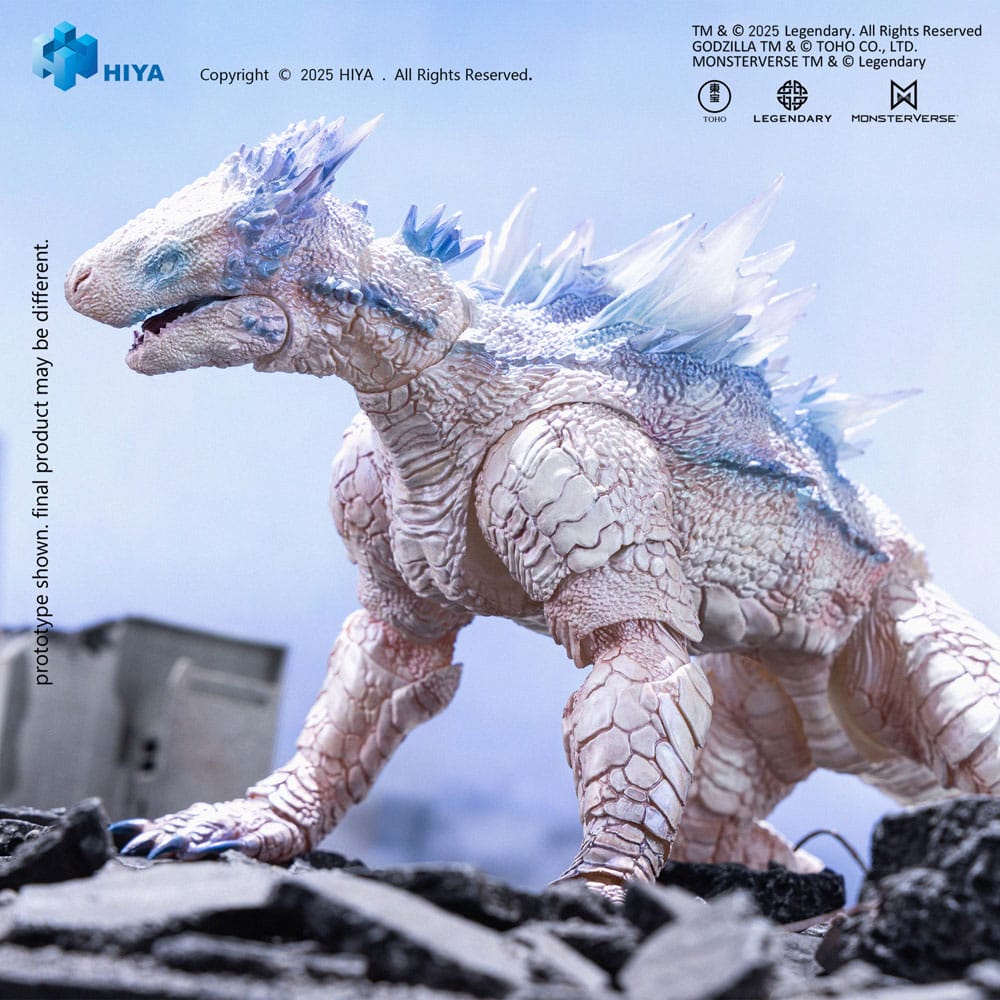 Shimo Frost Bite Blast Actionfigur / Godzilla x Kong The New Empire / Hiya Toys Exquisite Basic / 17 cm