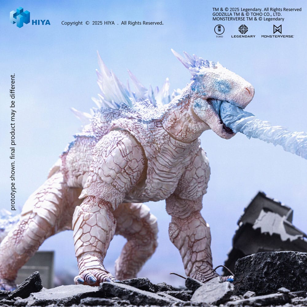 Shimo Frost Bite Blast Actionfigur / Godzilla x Kong The New Empire / Hiya Toys Exquisite Basic / 17 cm