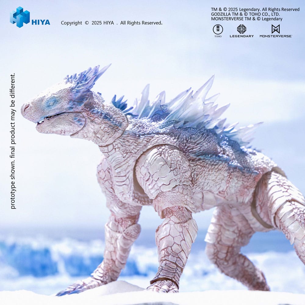 Shimo Frost Bite Blast Actionfigur / Godzilla x Kong The New Empire / Hiya Toys Exquisite Basic / 17 cm