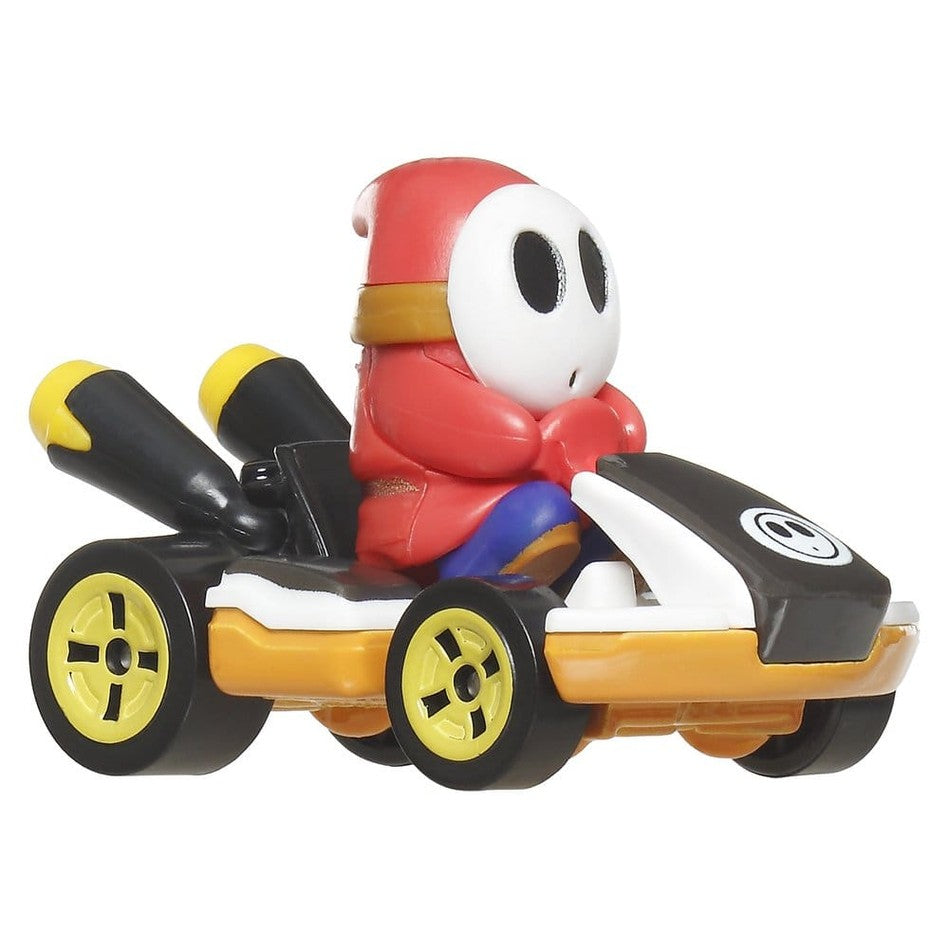 Shy Guy im Standard Kart Die-Cast Fahrzeug / Mario Kart Hot Wheels / Mattel / 1:64