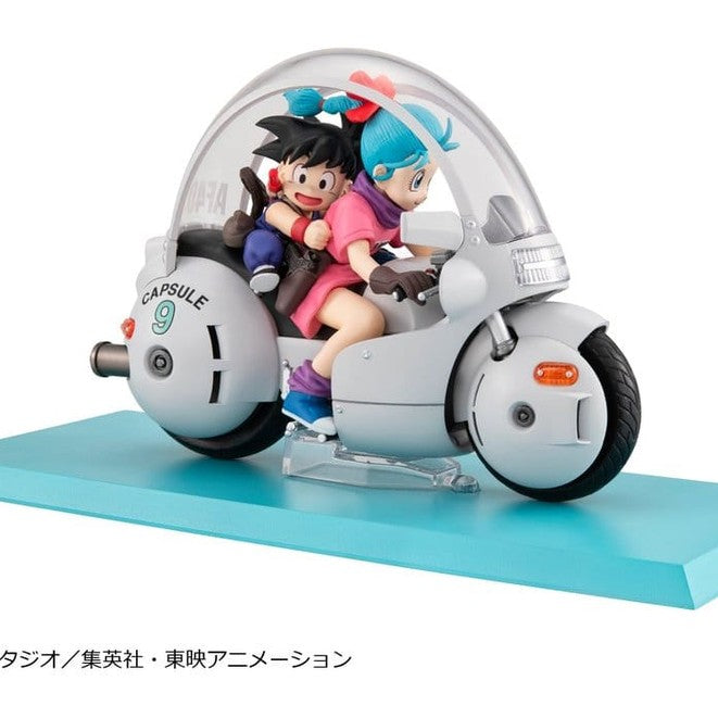 Son Goku & Bulma Desktop Real McCoy Diorama / Limited Repeat Edition / Dragon Ball / Megahouse / 14 cm lang