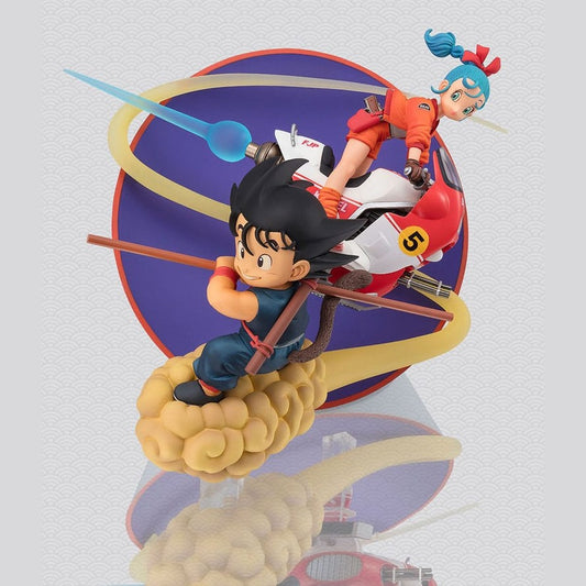 Son Goku & Bulma FiguartsZERO Statue / Tamashii Nations / 18 cm