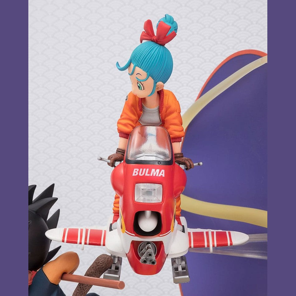 Son Goku & Bulma FiguartsZERO Statue / Tamashii Nations / 18 cm