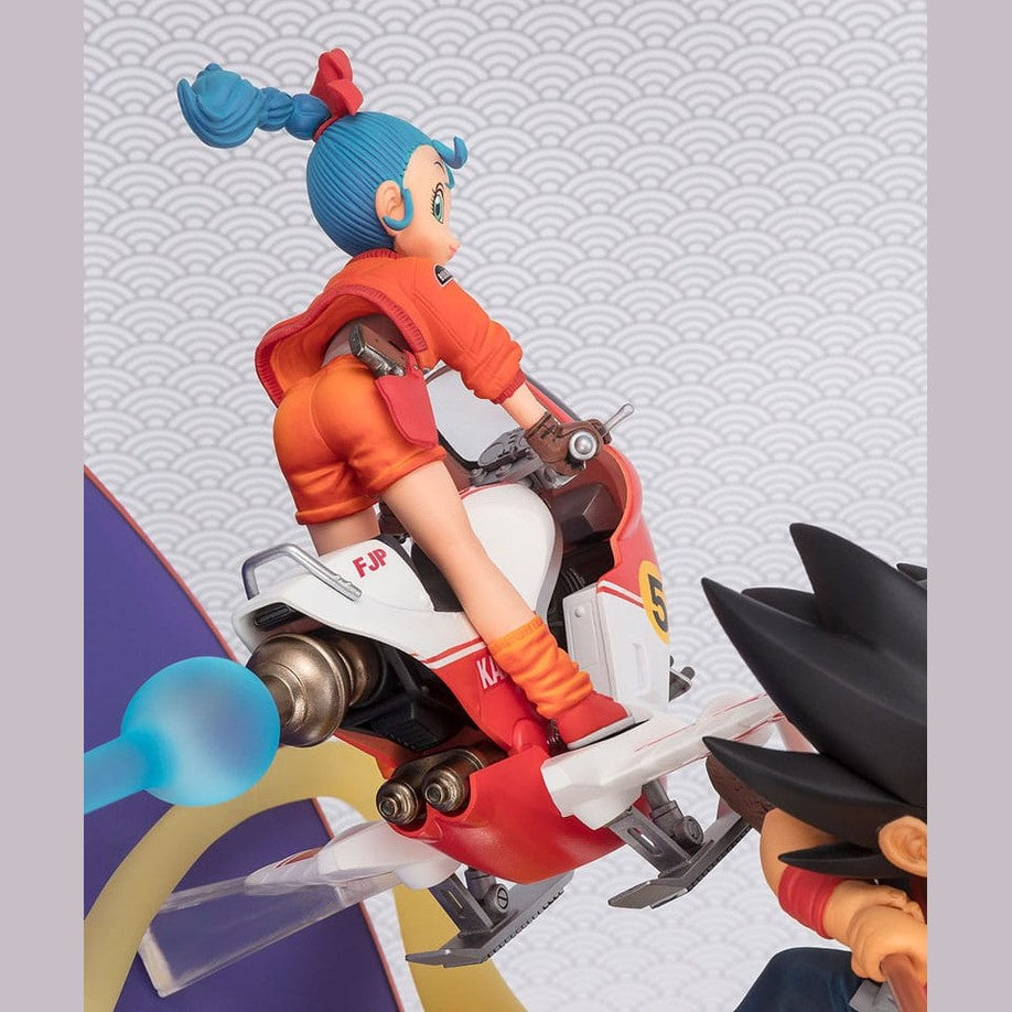 Son Goku & Bulma FiguartsZERO Statue / Tamashii Nations / 18 cm