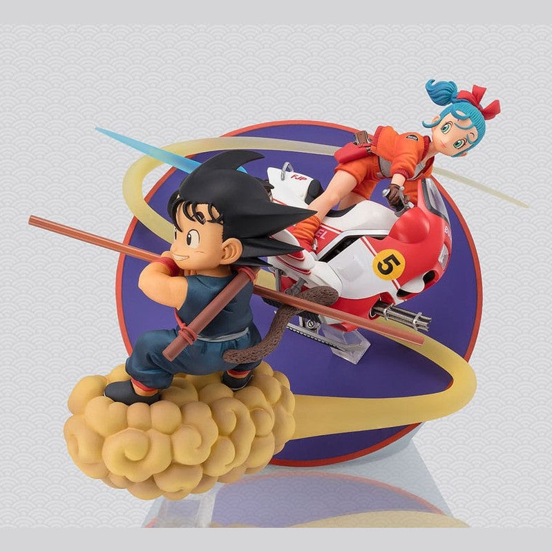 Son Goku & Bulma FiguartsZERO Statue / Tamashii Nations / 18 cm