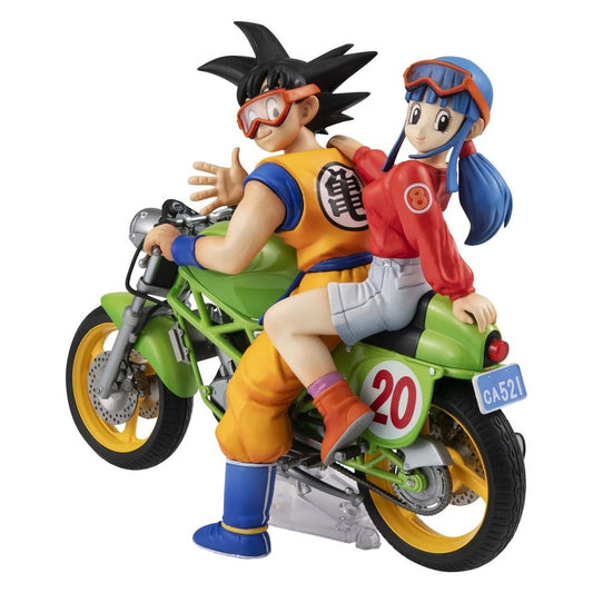 Son Goku & Chichi PVC Statue / Limited Repeat Ver. / Dragon Ball Z / Megahouse Desktop Real McCoy / 15 cm