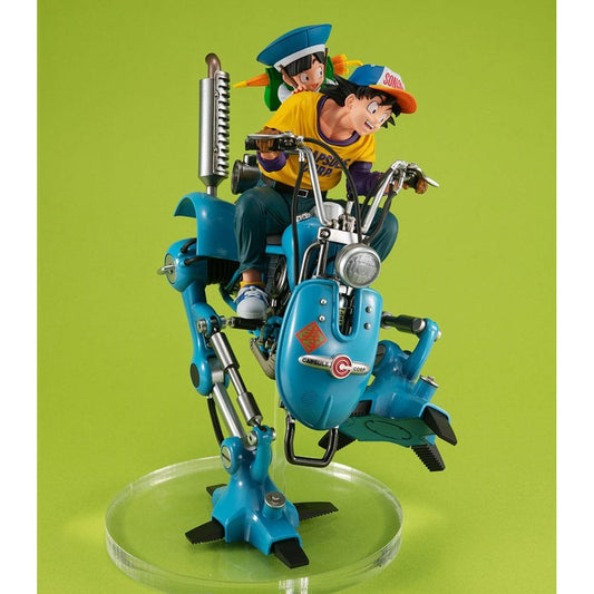 Son Goku & Son Gohan & Robot PVC Diorama / Dragon Ball Z / Megahouse / 20 cm