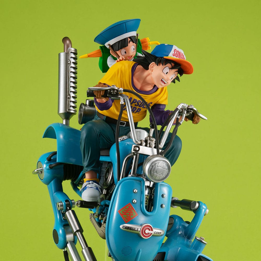 Son Goku & Son Gohan & Robot PVC Diorama / Dragon Ball Z / Megahouse / 20 cm