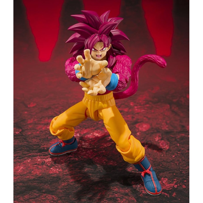 Son Goku Super Saiyan 4 -Daima- S.H.Figuarts Actionfigur / Dragon Ball Daima / Bandai Tamashii Nations / 15 cm