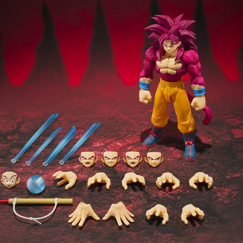 Son Goku Super Saiyan 4 -Daima- S.H.Figuarts Actionfigur / Dragon Ball Daima / Bandai Tamashii Nations / 15 cm