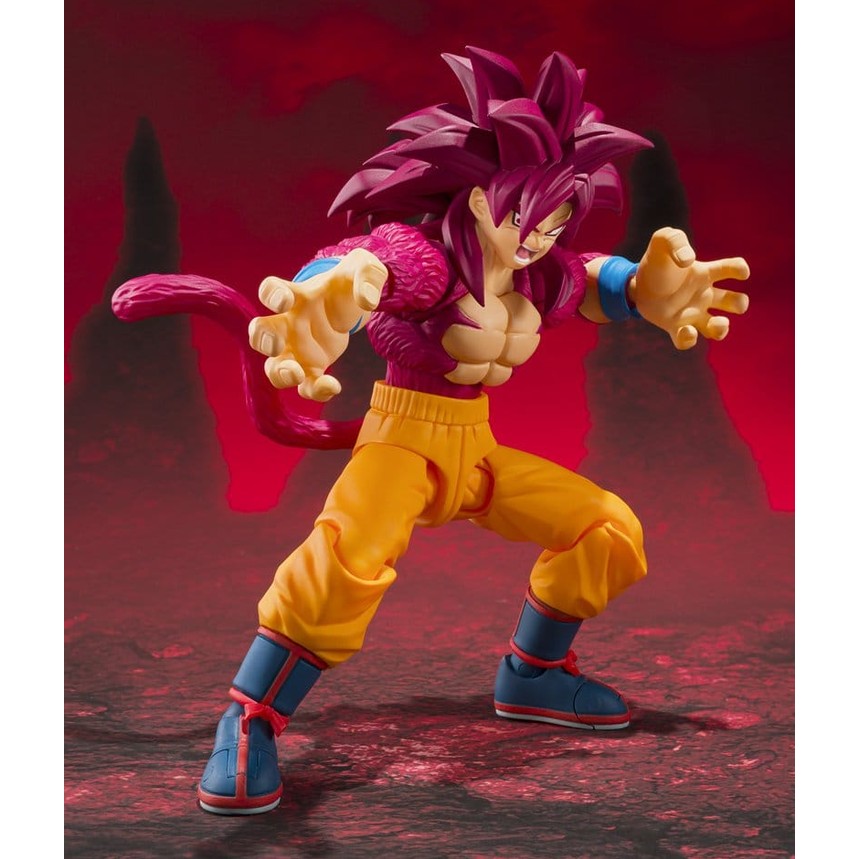 Son Goku Super Saiyan 4 -Daima- S.H.Figuarts Actionfigur / Dragon Ball Daima / Bandai Tamashii Nations / 15 cm