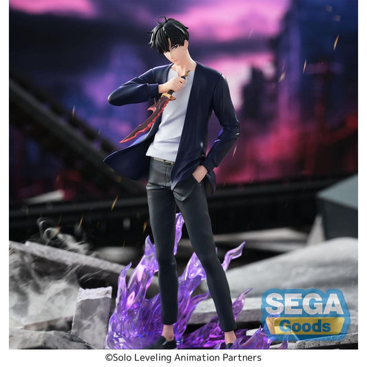 Sung Jinwoo Xross Link PVC Statue / Solo Leveling / Sega / 18 cm