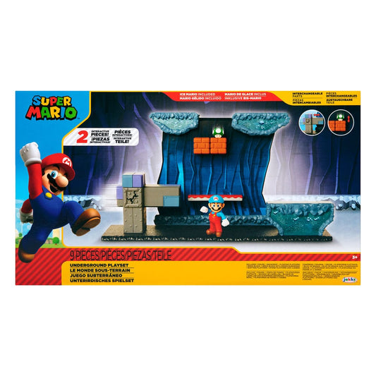 Super Mario Minifiguren Spielset Underground / Jakks Pacific