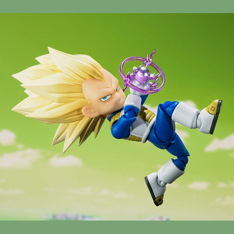 Super Saiyan Level 3 Vegeta mini / S.H. Figuarts Actionfigur / 8 cm