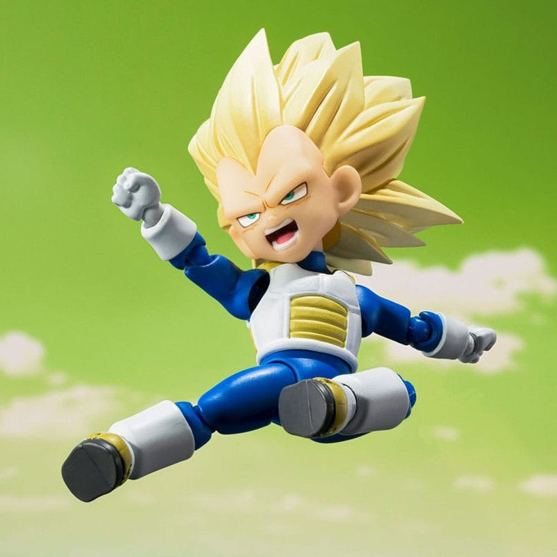 Super Saiyan Level 3 Vegeta mini / S.H. Figuarts Actionfigur / 8 cm