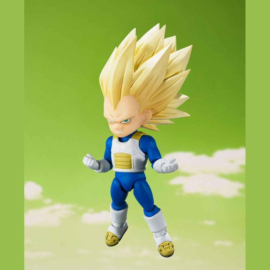 Super Saiyan Level 3 Vegeta mini / S.H. Figuarts Actionfigur / 8 cm