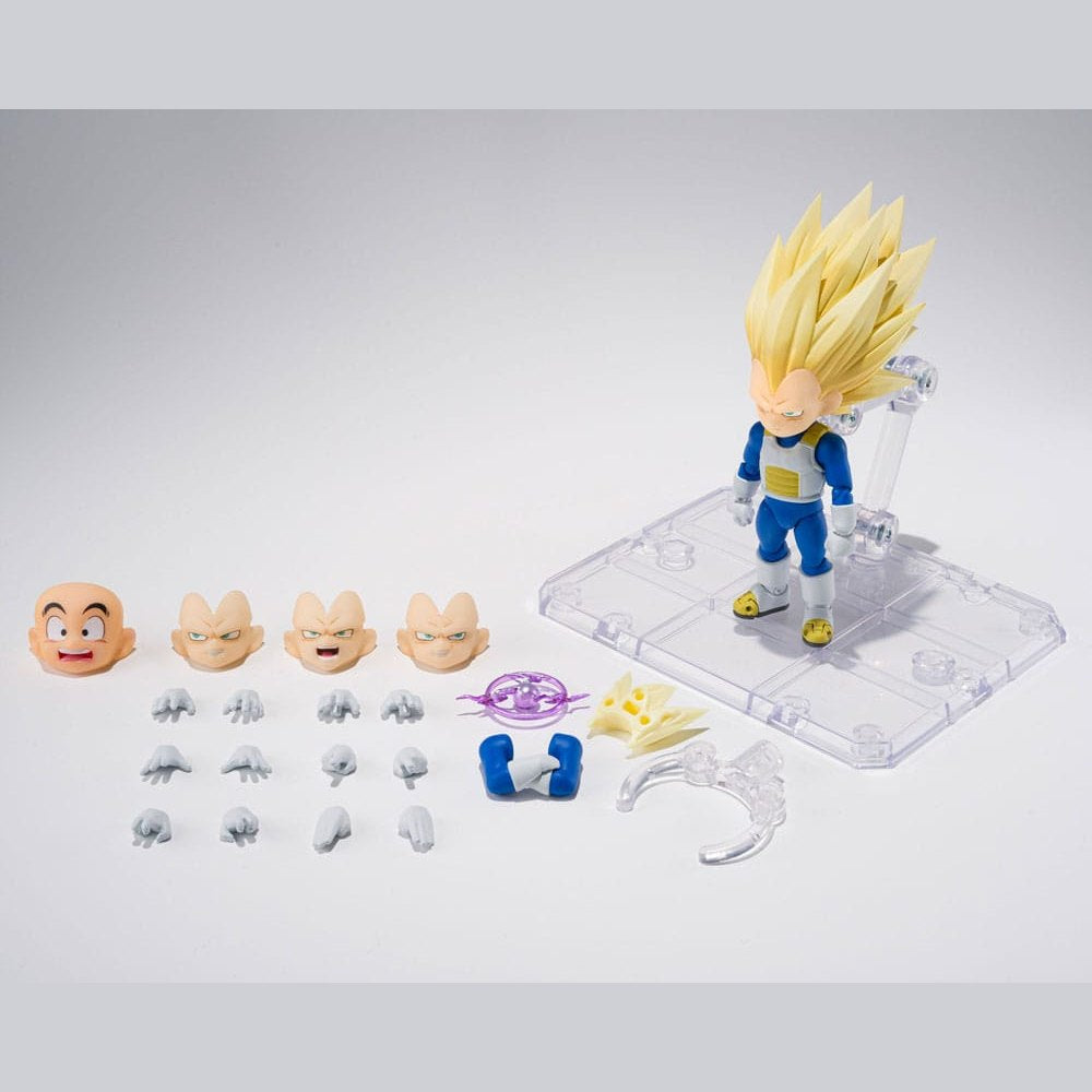 Super Saiyan Level 3 Vegeta mini / S.H. Figuarts Actionfigur / 8 cm