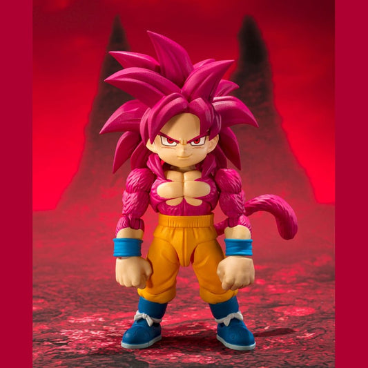 Super Saiyan Level 4 Son Goku mini / S.H. Figuarts Actionfigur / 8 cm