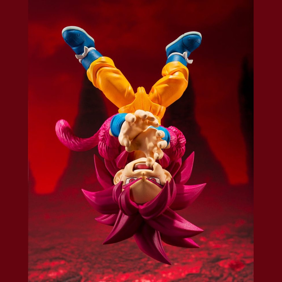 Super Saiyan Level 4 Son Goku mini / S.H. Figuarts Actionfigur / 8 cm
