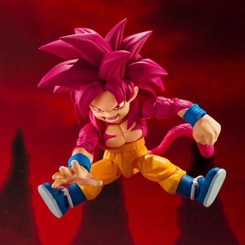 Super Saiyan Level 4 Son Goku mini / S.H. Figuarts Actionfigur / 8 cm