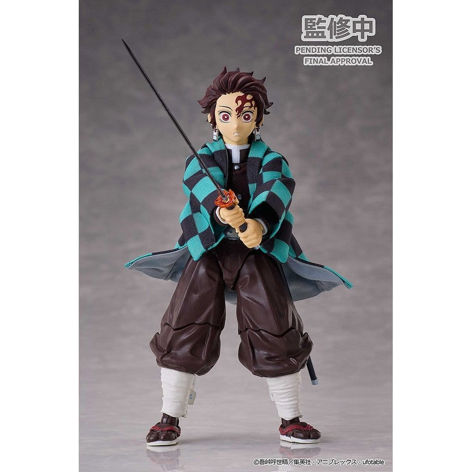 Tanjiro Kamado Actionfigur / Ver. 2 / Demon Slayer: Kimetsu no Yaiba / Aniplex BUZZmod 1/12 / 14 cm