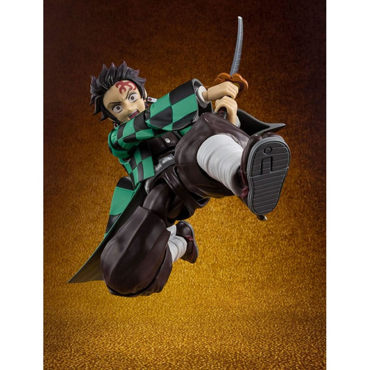 Tanjiro Kamado / Demon Slayer: Kimetsu no Yaiba / S.H. Figuarts Actionfigur / 14 cm