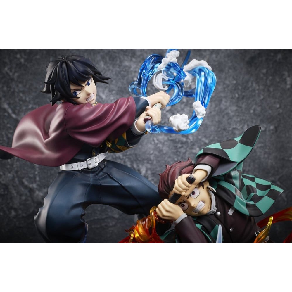 Tanjiro Kamado & Giyu Tomioka & Akaza PVC Statue / Demon Slayer: Kimetsu no Yaiba / Aniplex / 13 cm