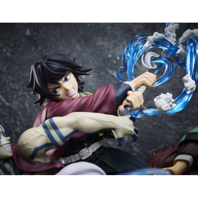 Tanjiro Kamado & Giyu Tomioka & Akaza PVC Statue / Demon Slayer: Kimetsu no Yaiba / Aniplex / 13 cm