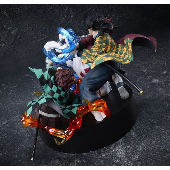 Tanjiro Kamado & Giyu Tomioka & Akaza PVC Statue / Demon Slayer: Kimetsu no Yaiba / Aniplex / 13 cm