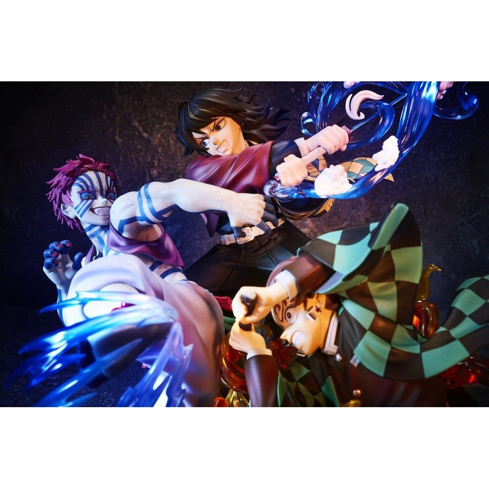 Tanjiro Kamado & Giyu Tomioka & Akaza PVC Statue / Demon Slayer: Kimetsu no Yaiba / Aniplex / 13 cm