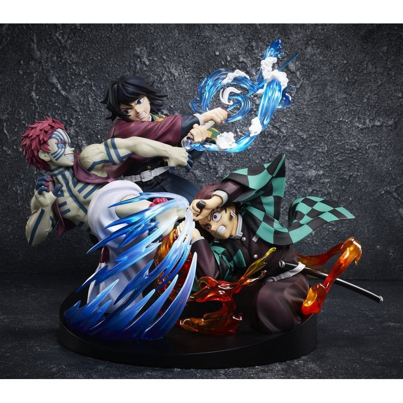 Tanjiro Kamado & Giyu Tomioka & Akaza PVC Statue / Demon Slayer: Kimetsu no Yaiba / Aniplex / 13 cm