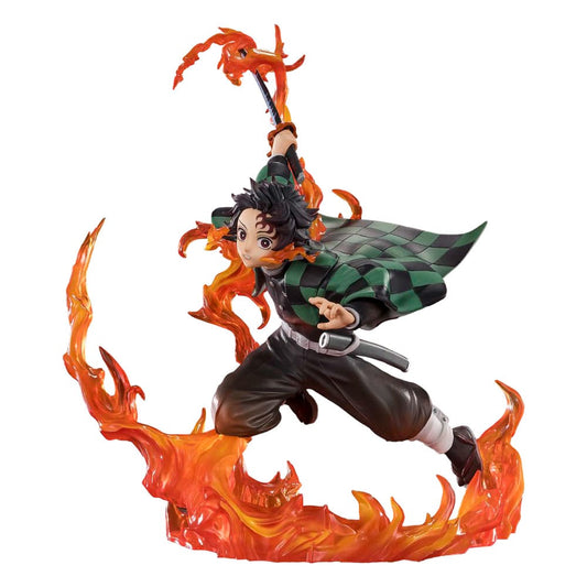 Tanjiro Kamado - Kyojuro Rengoku's Sword Guard - FiguartsZERO Statue / Tamashii Nations / 19 cm