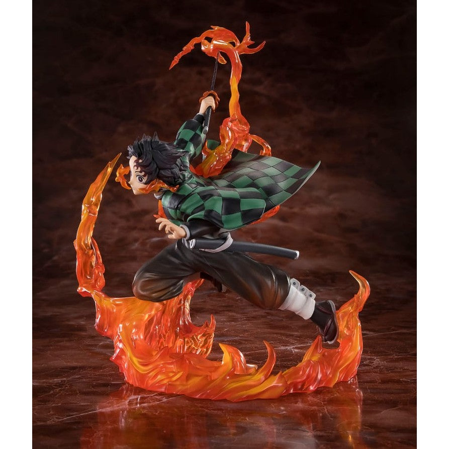 Tanjiro Kamado - Kyojuro Rengoku's Sword Guard - FiguartsZERO Statue / Tamashii Nations / 19 cm