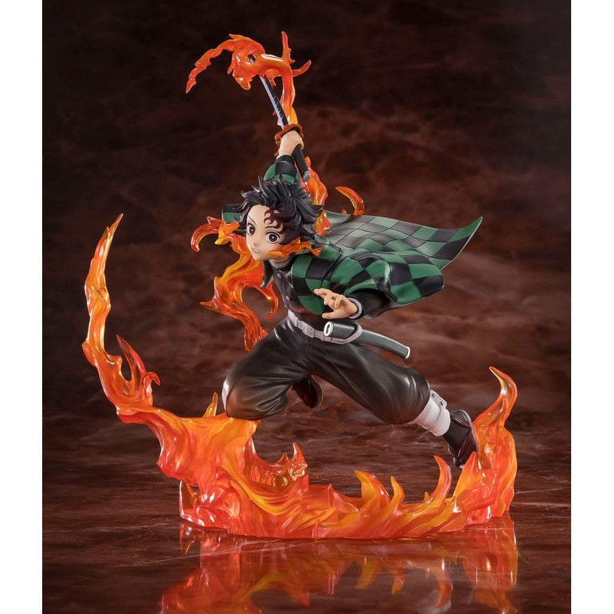 Tanjiro Kamado - Kyojuro Rengoku's Sword Guard - FiguartsZERO Statue / Tamashii Nations / 19 cm
