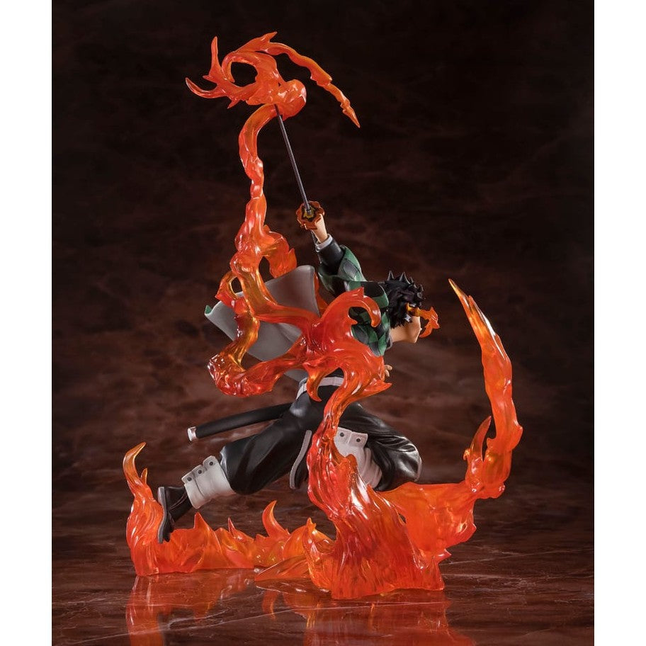 Tanjiro Kamado - Kyojuro Rengoku's Sword Guard - FiguartsZERO Statue / Tamashii Nations / 19 cm