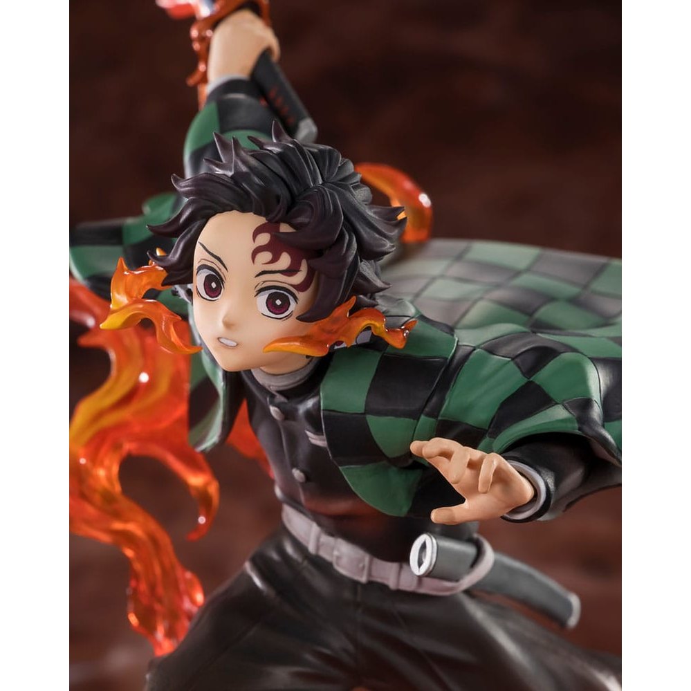 Tanjiro Kamado - Kyojuro Rengoku's Sword Guard - FiguartsZERO Statue / Tamashii Nations / 19 cm