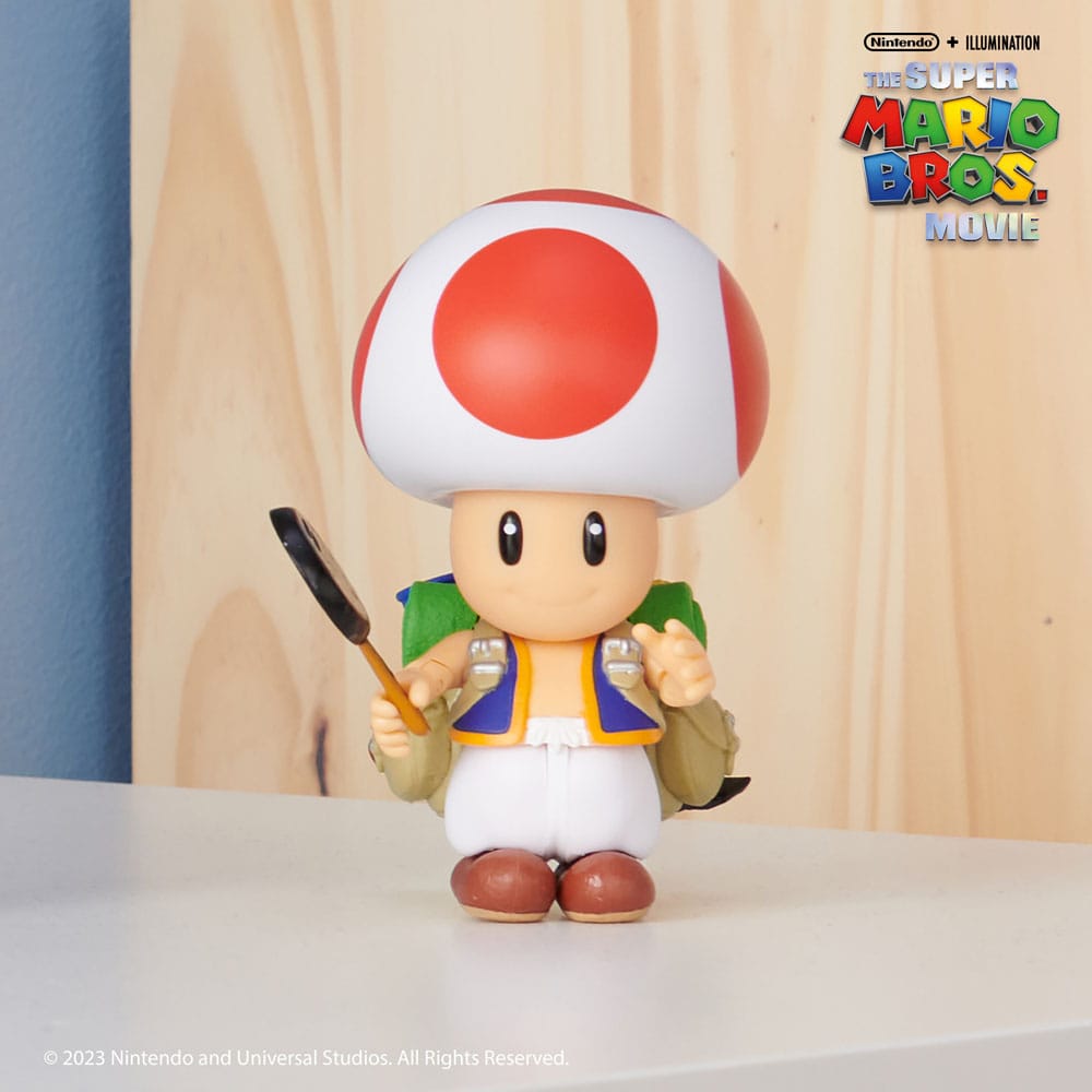 Toad Actionfigur / Super Mario Bros. Movie / 13 cm