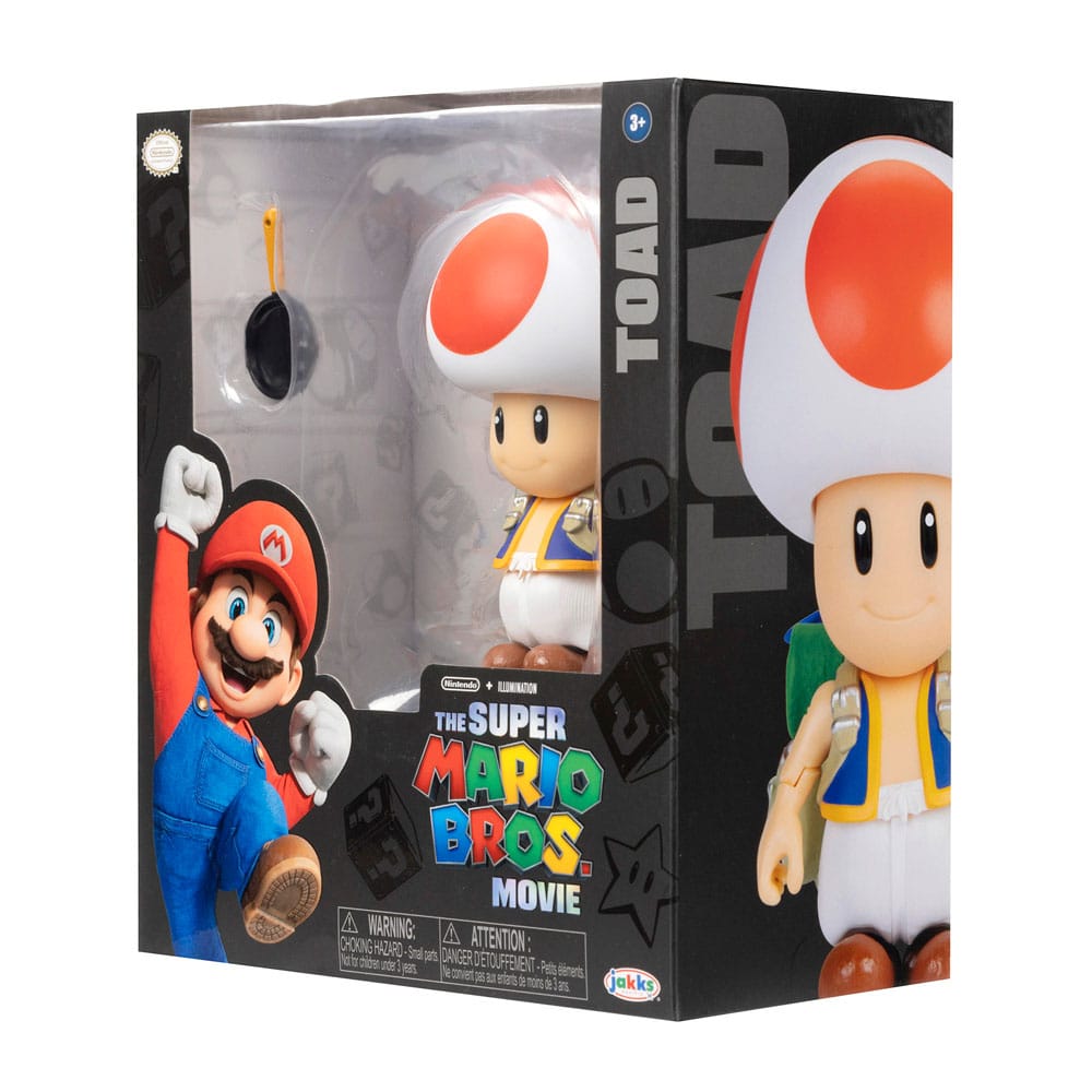Toad Actionfigur / Super Mario Bros. Movie / 13 cm