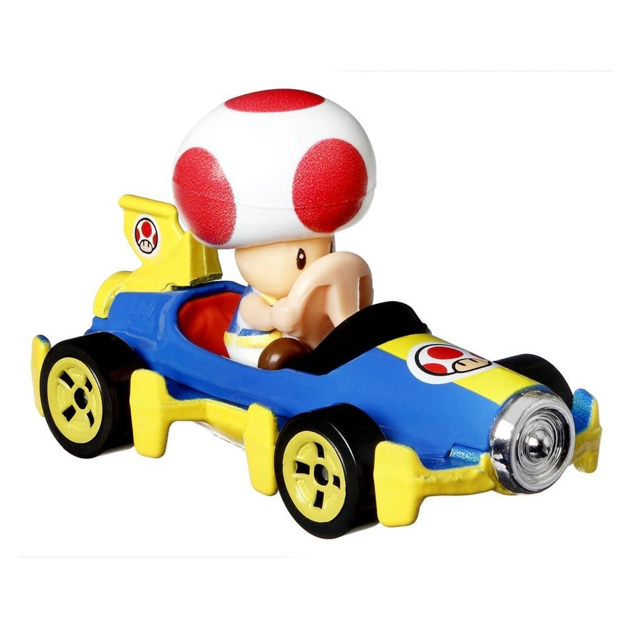 Toad im Mach 8 Die-Cast Fahrzeug / Mario Kart Hot Wheels / Mattel / 1:64