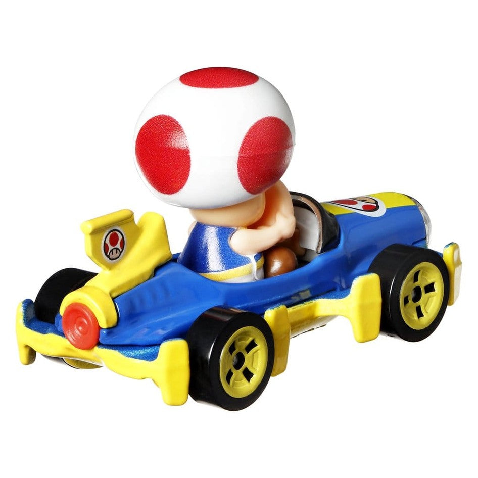 Toad im Mach 8 Die-Cast Fahrzeug / Mario Kart Hot Wheels / Mattel / 1:64