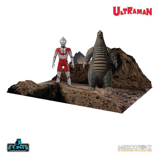 Ultraman & Red King / 5 Points Actionfiguren / Mezco / 9 - 10 cm