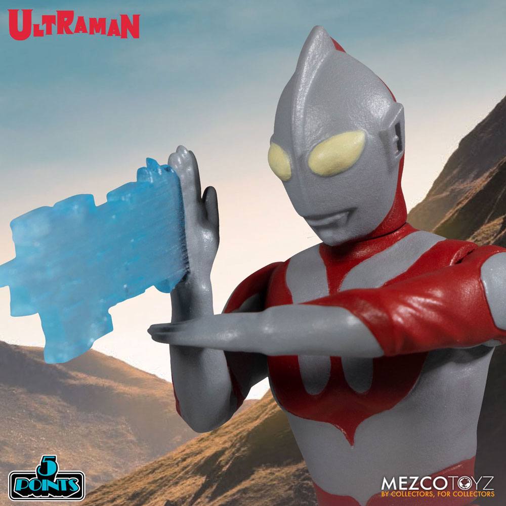 Ultraman & Red King / 5 Points Actionfiguren / Mezco / 9 - 10 cm