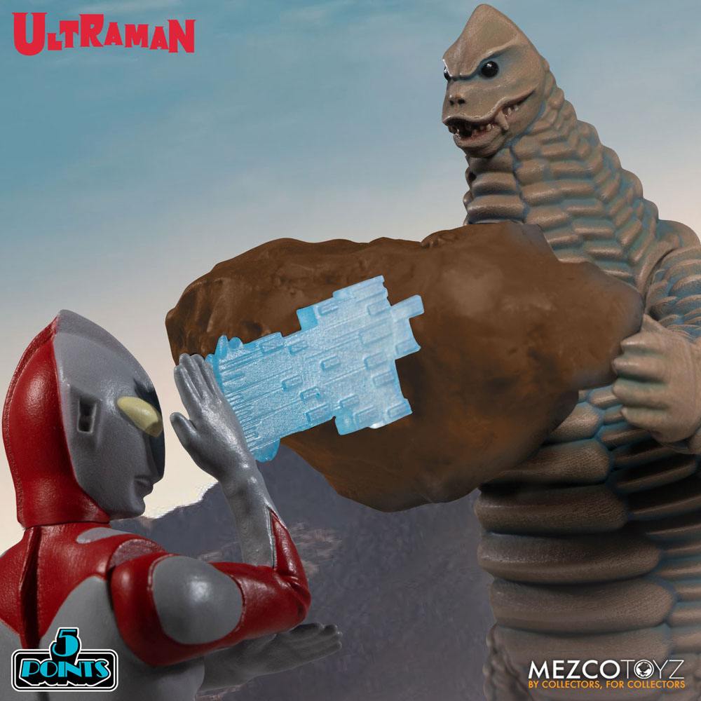 Ultraman & Red King / 5 Points Actionfiguren / Mezco / 9 - 10 cm