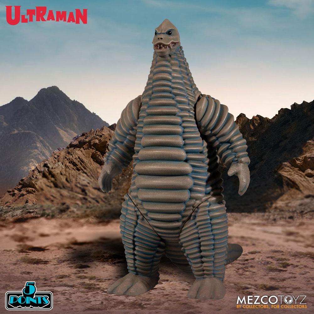 Ultraman & Red King / 5 Points Actionfiguren / Mezco / 9 - 10 cm