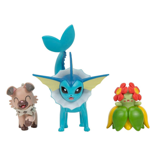 Wuffels, Blubella & Aquana Pokémon Battlefiguren 5 cm