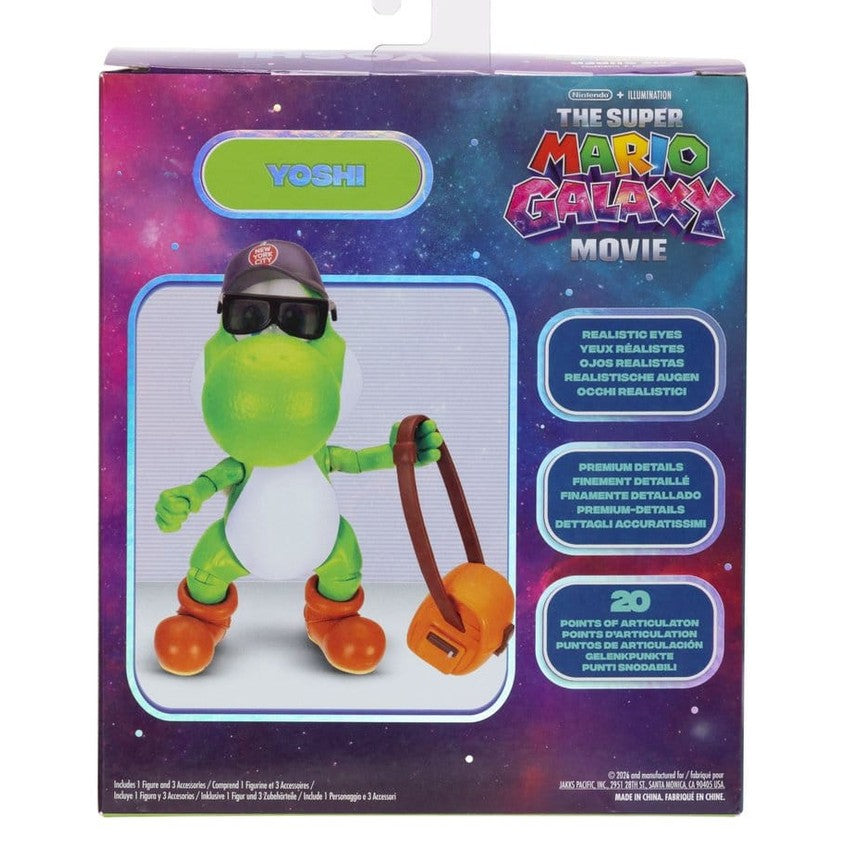 Yoshi Actionfigur / Film Version / Der Super Mario Galaxy Film / Jakks Pacific / 13 cm