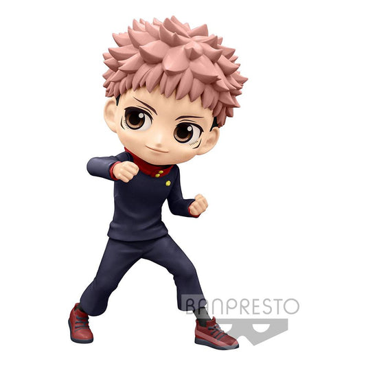 Yuji Itadori Q Posket Minifigur, 14 cm