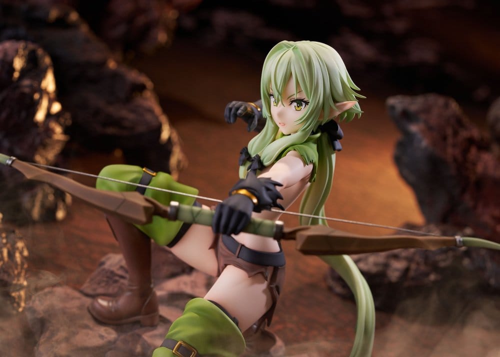 High Elf Archer PVC Statue / Battle with Goblins Version / AmiAmi Limited Edition / Goblin Slayer II / AliceGlint / 16 cm